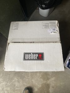 New Weber charcoal grill