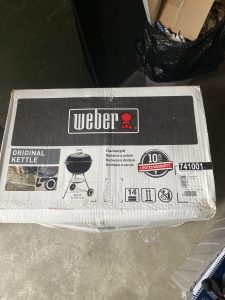 New Weber charcoal grill